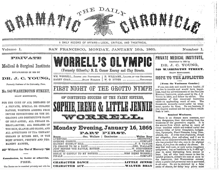 A 19th-century newsroom at work