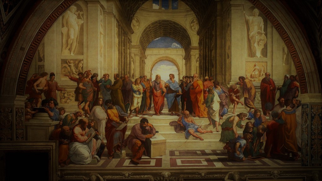 School of Athens — click to play Great Hearts video