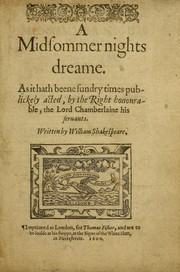 A Midsummer Night’s Dream