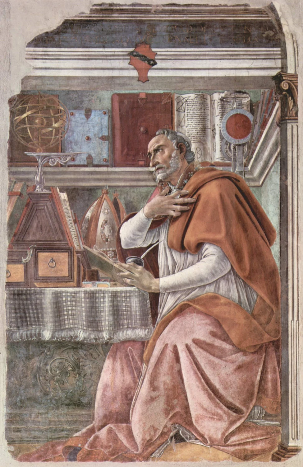 Sandro Botticelli &mdash; Saint Augustine in His Study, c. 1480