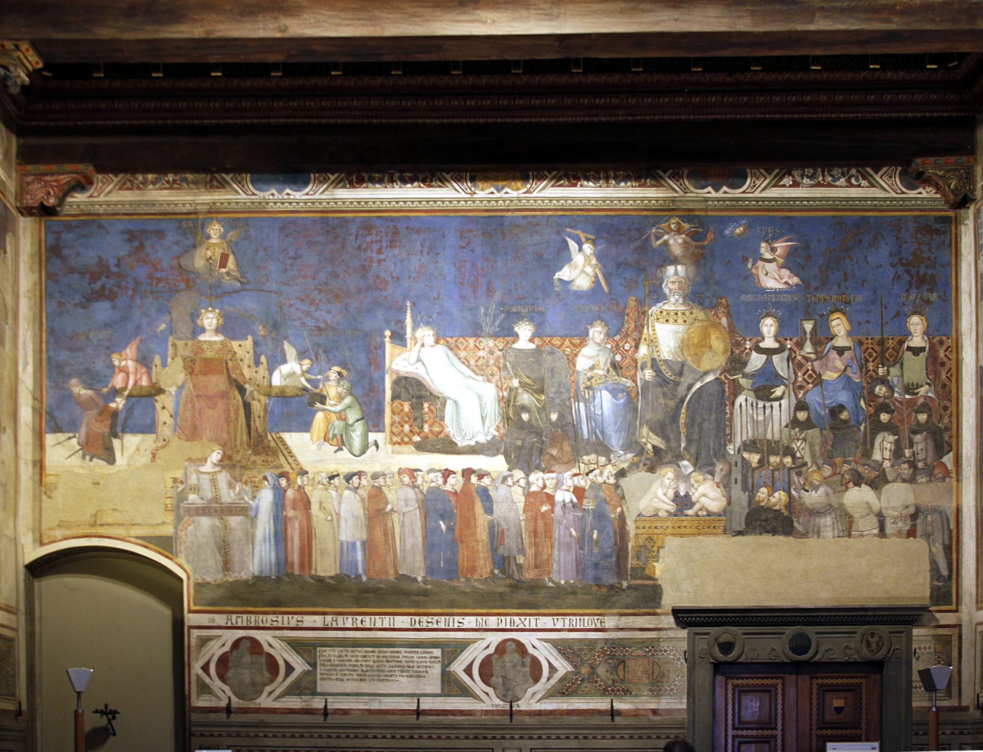 Lorenzetti, Allegory of Good Government (1338-39, Siena)